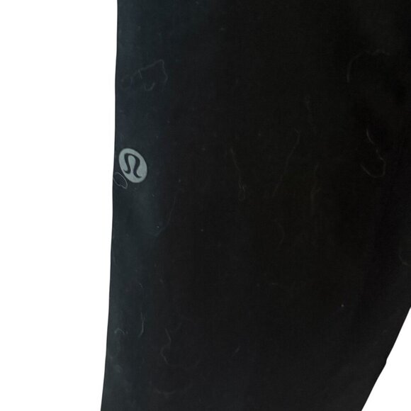 Lululemon Womens Black Jogger Pants Size 4 Drawstring Waist 100% Polyester Elast - Picture 3 of 6